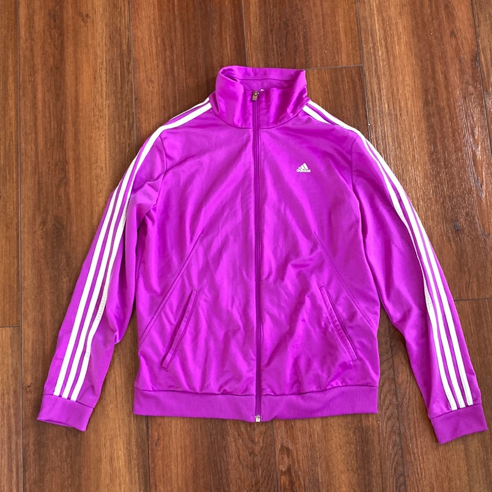 Adidas zip up jacket -m